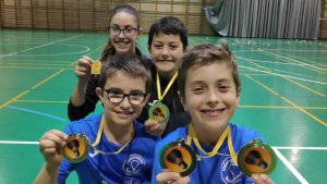 Fantásticos resultados del Club Valonsadero Bádminton