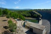 Corte de la SO-810 por obras en la presa de la Cuerda del Pozo