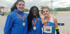 Oros para el atletismo femenino sub-18 en Valladolid