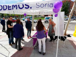 Podemos Soria toma el pulso a las necesidades de los barrios Podemos Soria toma el pulso a las necesidades de los barrios