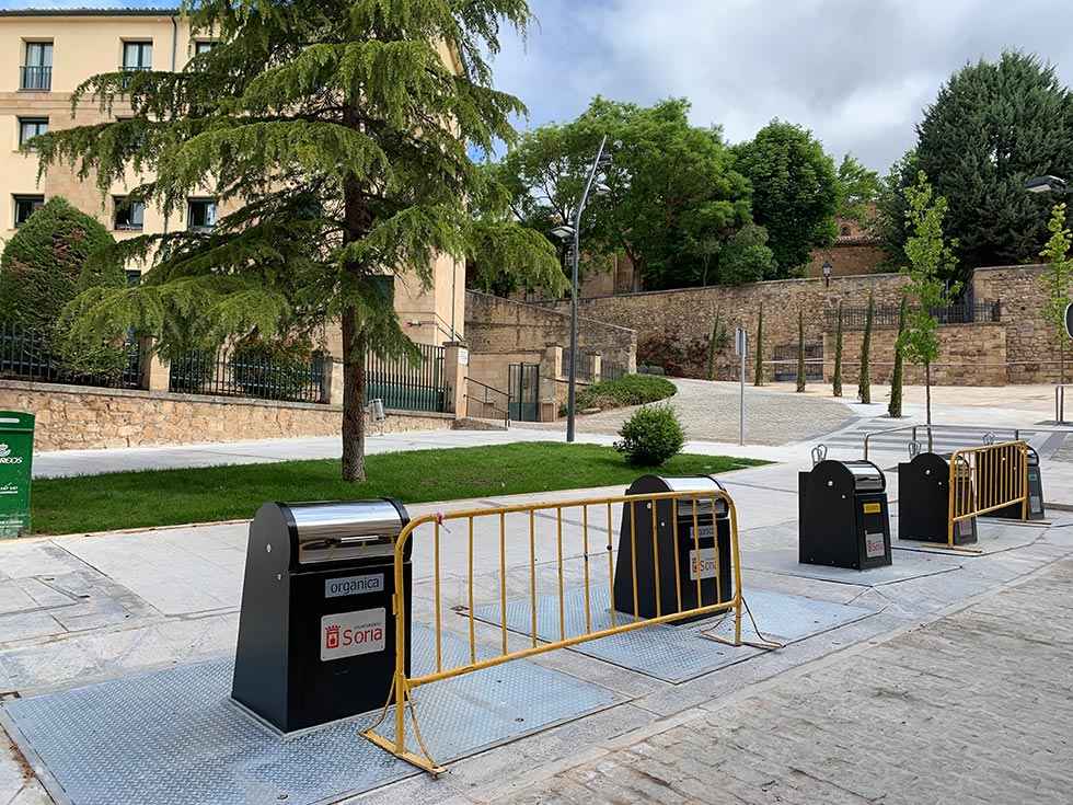 Los contenedores soterrados de Calixto Pereda entran en funcionamiento Los contenedores soterrados de Calixto Pereda entran en funcionamiento