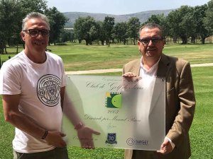 Placa para el Club de Golf de Soria en 30 aniversario