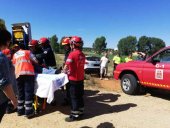 Herido un hombre en Navalcaballo tras volcar con su todo-terreno