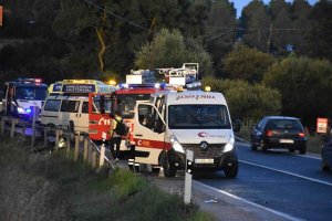 Tres vehículos implicados en el accidente de tráfico de Toledillo