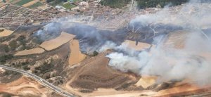 El incendio de San Esteban de Gormaz calcina 40 hectáreas