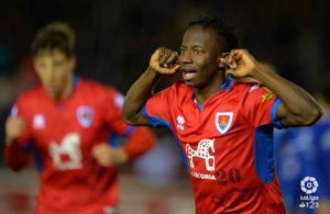 El Numancia cede a Yeboah al filial del Celta