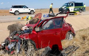 Accidente mortal en la N-234, en Torrubia de Soria