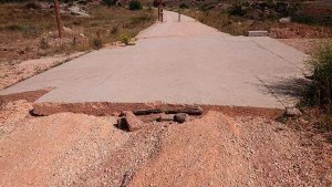 Diputación repara los socavones del Camino Natural Santander-Mediterráneo