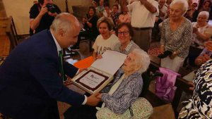 Homenaje concurrido en Trévago a centenaria Susana Lázaro Homenaje concurrido en Trévago a centenaria Susana Lázaro