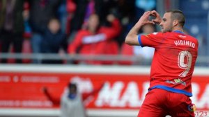 El Numancia suma su primera victoria, frente al Mirandés y el VAR