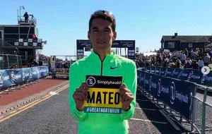 Marcón de Dani Mateo en la Great North Run