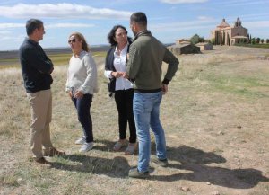 Visita al rodaje de la serie "El Cid" en Almenar de Soria