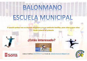 Comienza la escuela municipal de balonmano