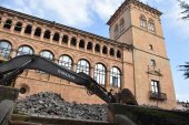 La peatonalización se abre paso en el entorno del Palacio Condes de Gómara