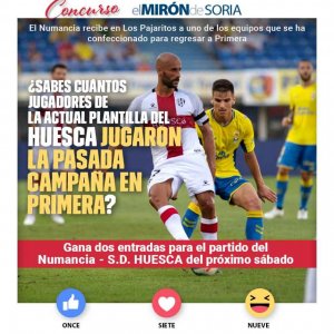 Gana dos entradas para ver el Numancia-Huesca