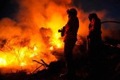 El operativo contra incendios se moviliza para exigir mejores condiciones