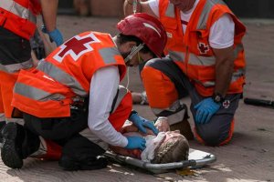 Simulacro de emergencias en el XIV Congreso Regional SEMES