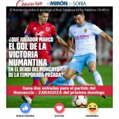 Gana dos entradas para ver el Numancia-Zaragoza