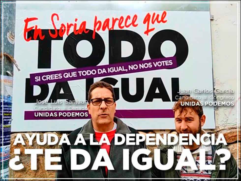 Unidas Podemos exige aplicación efectiva de Ley de Dependencia Unidas Podemos exige aplicación efectiva de Ley de Dependencia