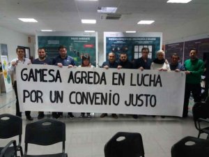 Encierro del Comité de Empresa de Siemens Gamesa 