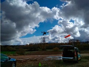 Un dron de la DGT sobrevuela las carreteras sorianas