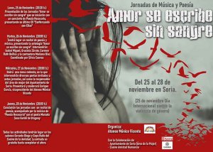 "Amor se escribe sin sangre": contra la violencia de género