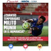 Gana dos entradas para ver el Numancia-Málaga