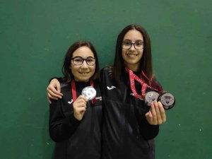 Medallas para Carmen Carro y Diana García en Guadarrama