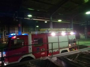 Incendio en la nave de la empresa ASH, en el polígono de Ágreda