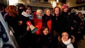 La Asamblea Feminista de Soria se concentra en Aranda 