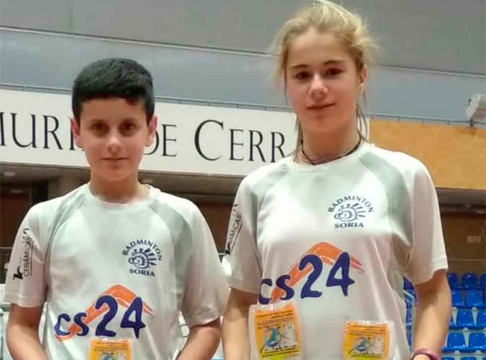 Dos máster nacionales de bádminton para los volantistas sorianos Dos máster nacionales de bádminton para los volantistas sorianos