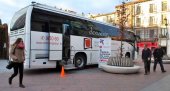 Donación de sangre en la plaza Mariano Granados