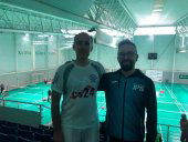 Santiago Martínez, primero en el torneo de bádminton de Xátiva