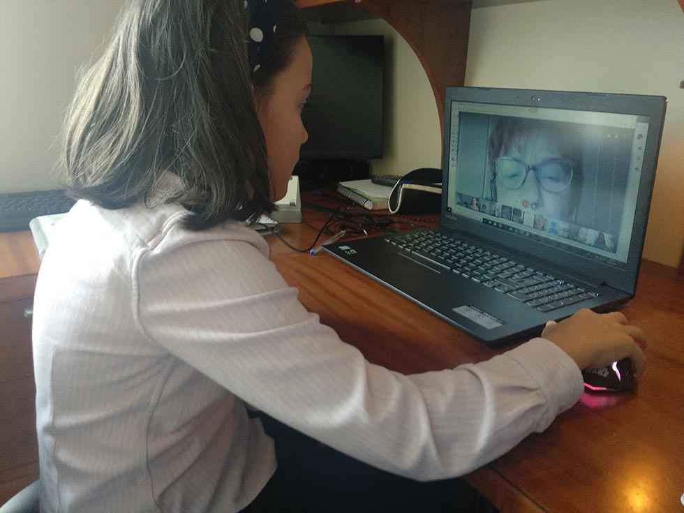 Teletrabajo con los alumnos de Trilema Soria Teletrabajo con los alumnos de Trilema Soria