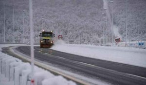 Activada la alerta por nevadas en carreteras de la Comunidad