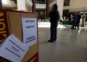 Desciende participación en elecciones sindicales en Administración