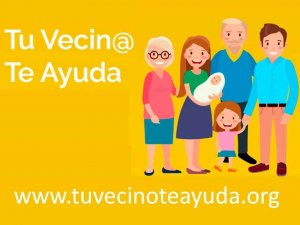 "Tu vecin@ te ayuda" frente al coronavirus