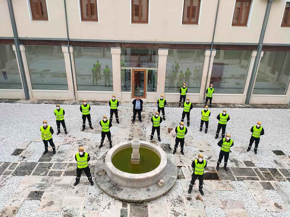 Veinticinco soldados de la UME pernoctan en Seminario Veinticinco soldados de la UME pernoctan en Seminario