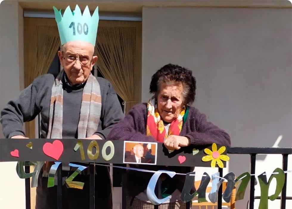 Centenarios sorianos en tiempos del coronavirus Centenarios sorianos en tiempos del coronavirus