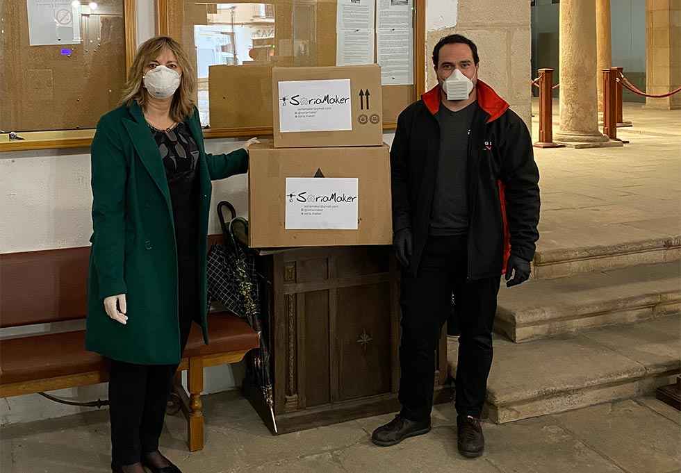 La Audiencia agradece donación de pantallas protectoras La Audiencia agradece donación de pantallas protectoras