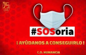 El Numancia abre línea de ayuda sanitaria contra el Covid