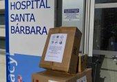 Las peñas taurinas también donan material al hospital