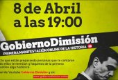 Primera manifestación on line contra gestión del Gobierno