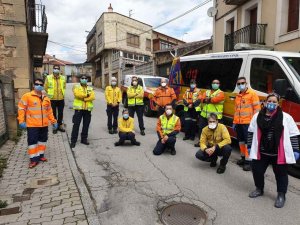 El Samur y la Diputación desinfectan en Covaleda