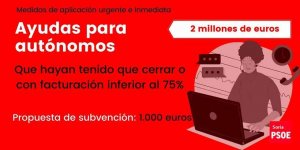 La prestación extraordinaria beneficia a 1.634 autónomos