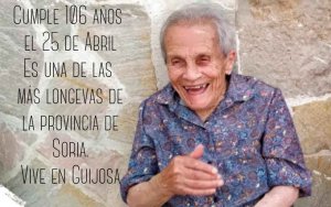 Tomasa Ayuso, de Guijosa, cumple 106 años