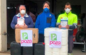 Donación de material de protección a la Mancomunidad de Pinares