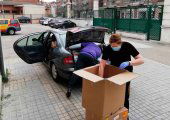 La Junta continúa repartiendo material sanitario