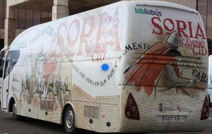 El bibliobús de la Diputación, protagonista en "Scott y Milá" El bibliobús de la Diputación, protagonista en "Scott y Milá"