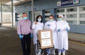 Amigos del Numancia dona más material al hospital